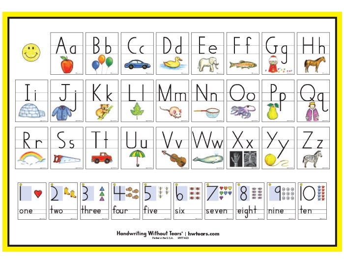 Handwriting Without Tears Second Grade Hands-On Materials