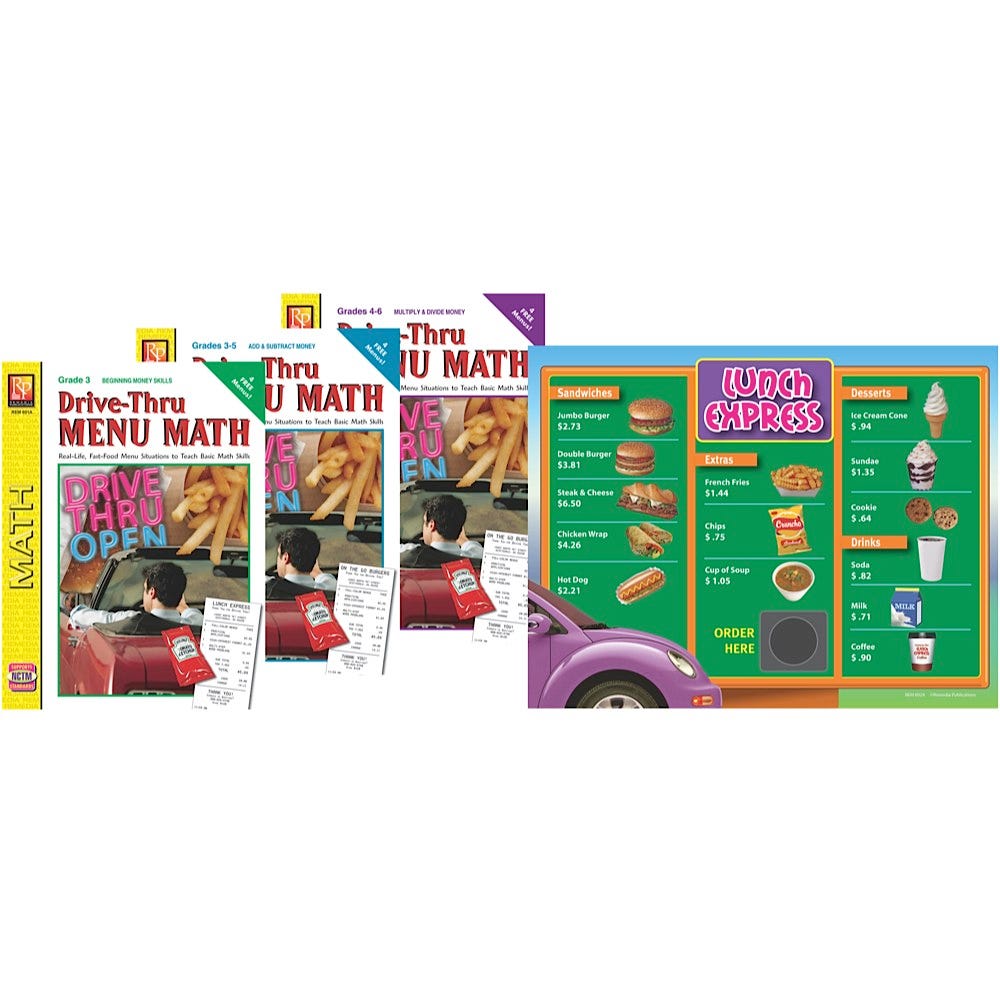 Drive-Thru Menu Math