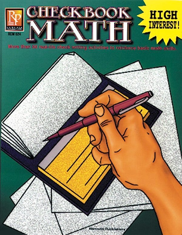 Checkbook Math
