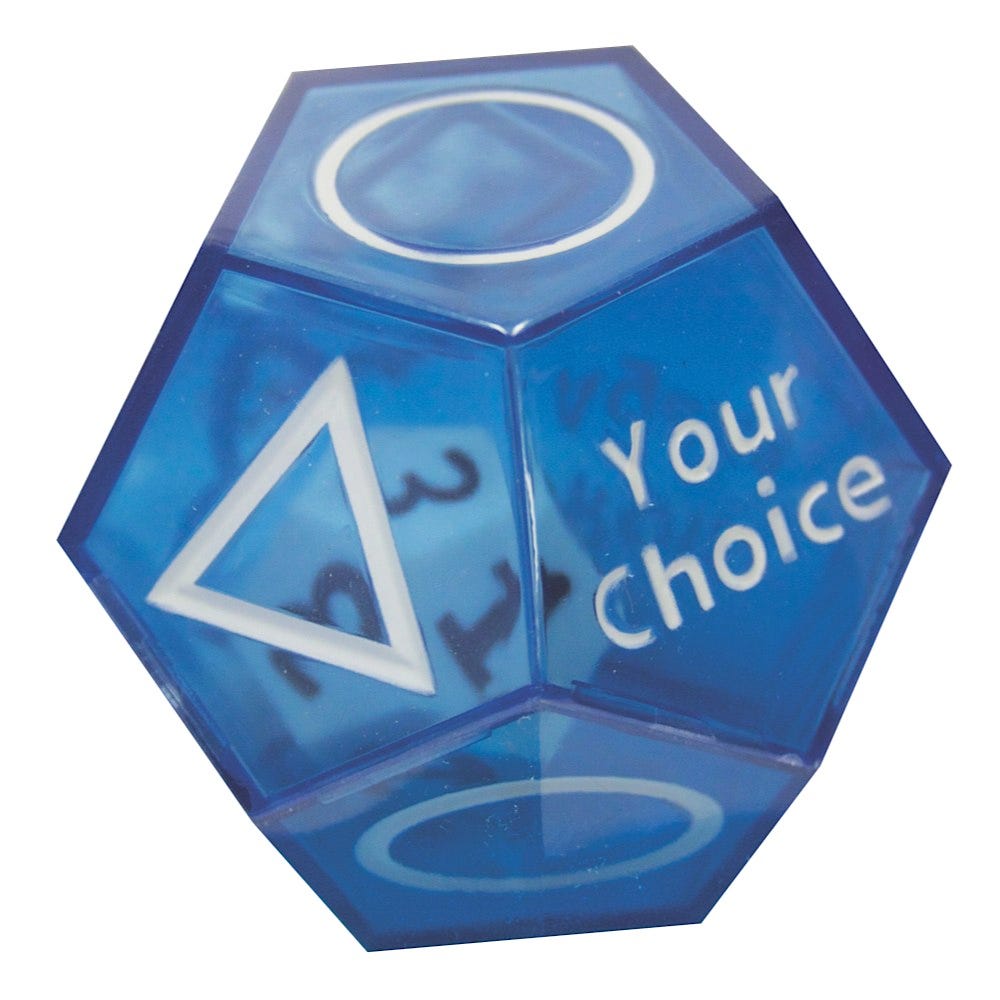 Double Dice 12-Sided Dice