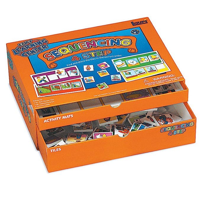 Early Learning Center 4-Step Sequencing Activity Set