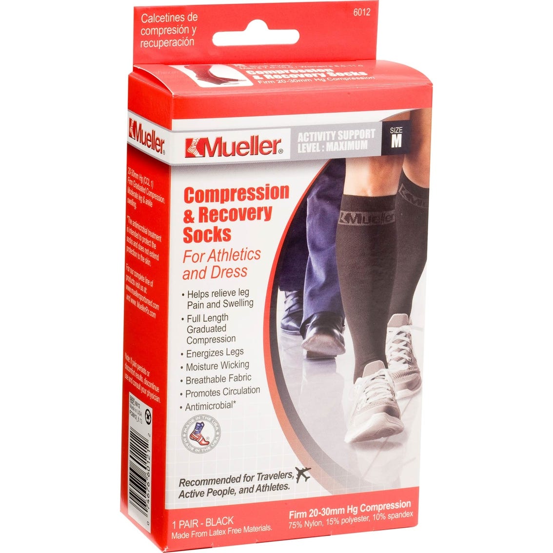 Mueller Graduated Compression Calf Sleeve (Pair) X-Small