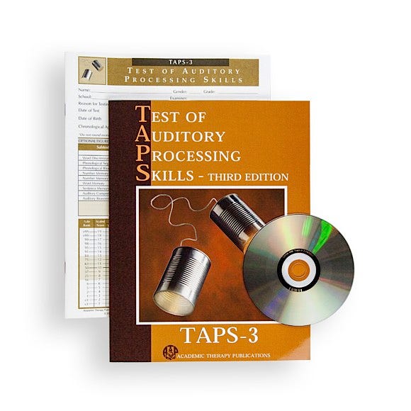 TAPS-3: Test of Auditory Processing Skills - Third Edition