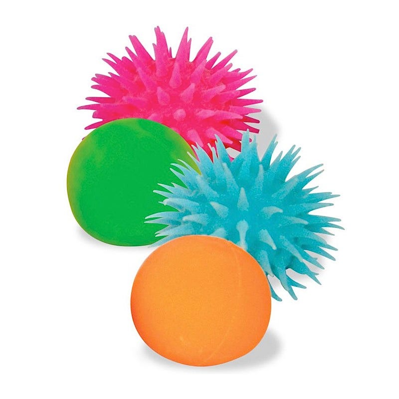 Neon Inside Out Balls, Set of 4
