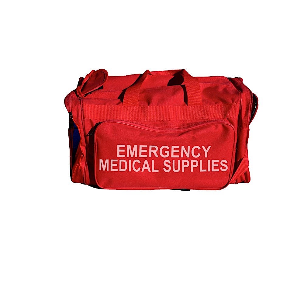 Allergy Emergency Kit Epinephrine/Inhaler Duffel Bag