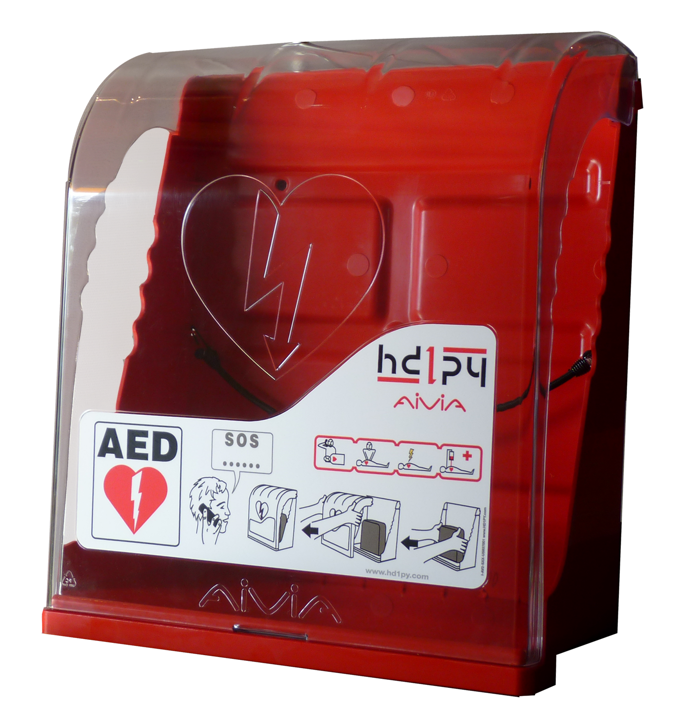School Health S-Basic Small AED Cabinet