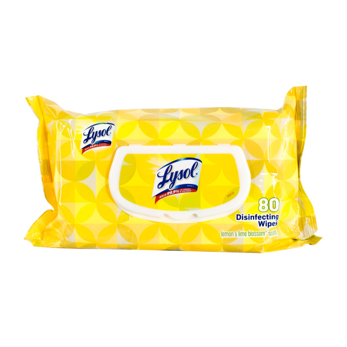 Lysol Disinfecting Wipes, Lemon Lime, 80 ct. Flatpack