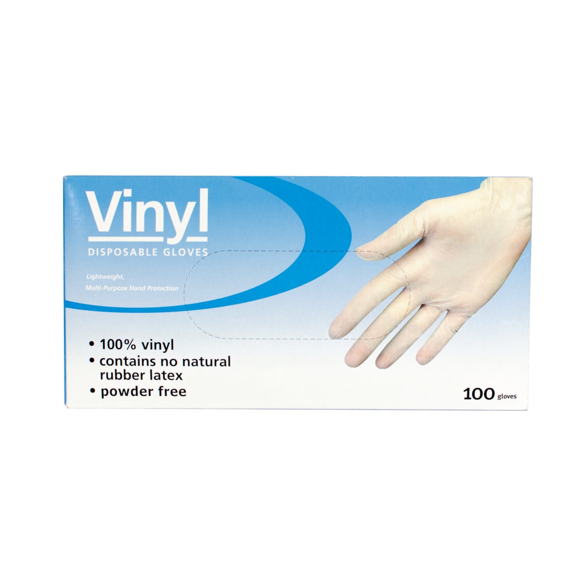 Vinyl Gloves, Medium 100/Bx