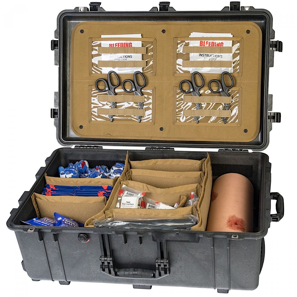 Bleeding Control Skills Training Kit - Advanced with Wound Packing Simulator
