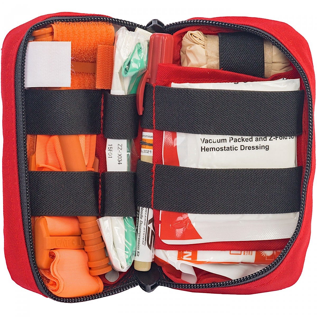 M-FAK Mini First Aid Kit - Red, Advanced