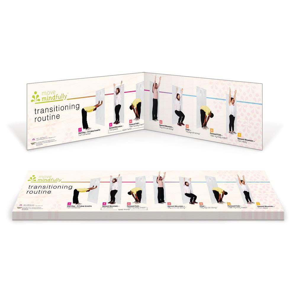 Move Mindfully Transitioning Yoga Sequence Cards Set of 10