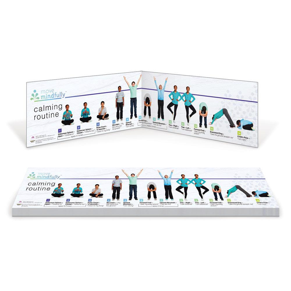 Move Mindfully Calming Yoga Sequence Cards Set of 10