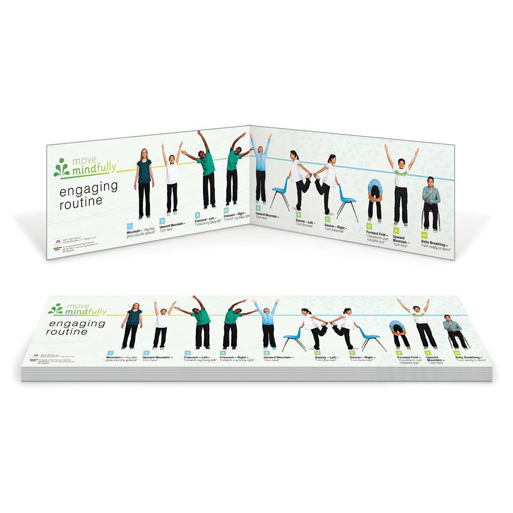 Move Mindfully Engaging Yoga Sequence Cards Set of 10
