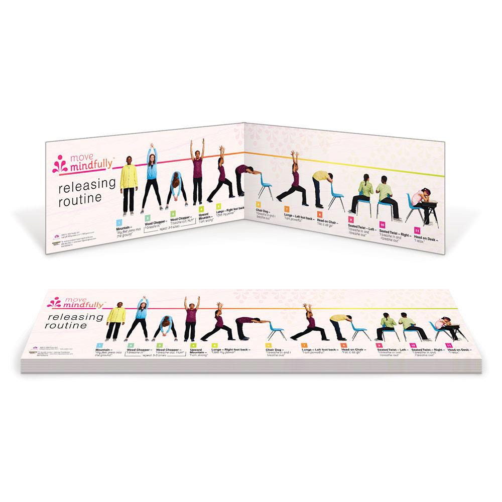 Move Mindfully Releasing Yoga Sequence Cards Set of 10