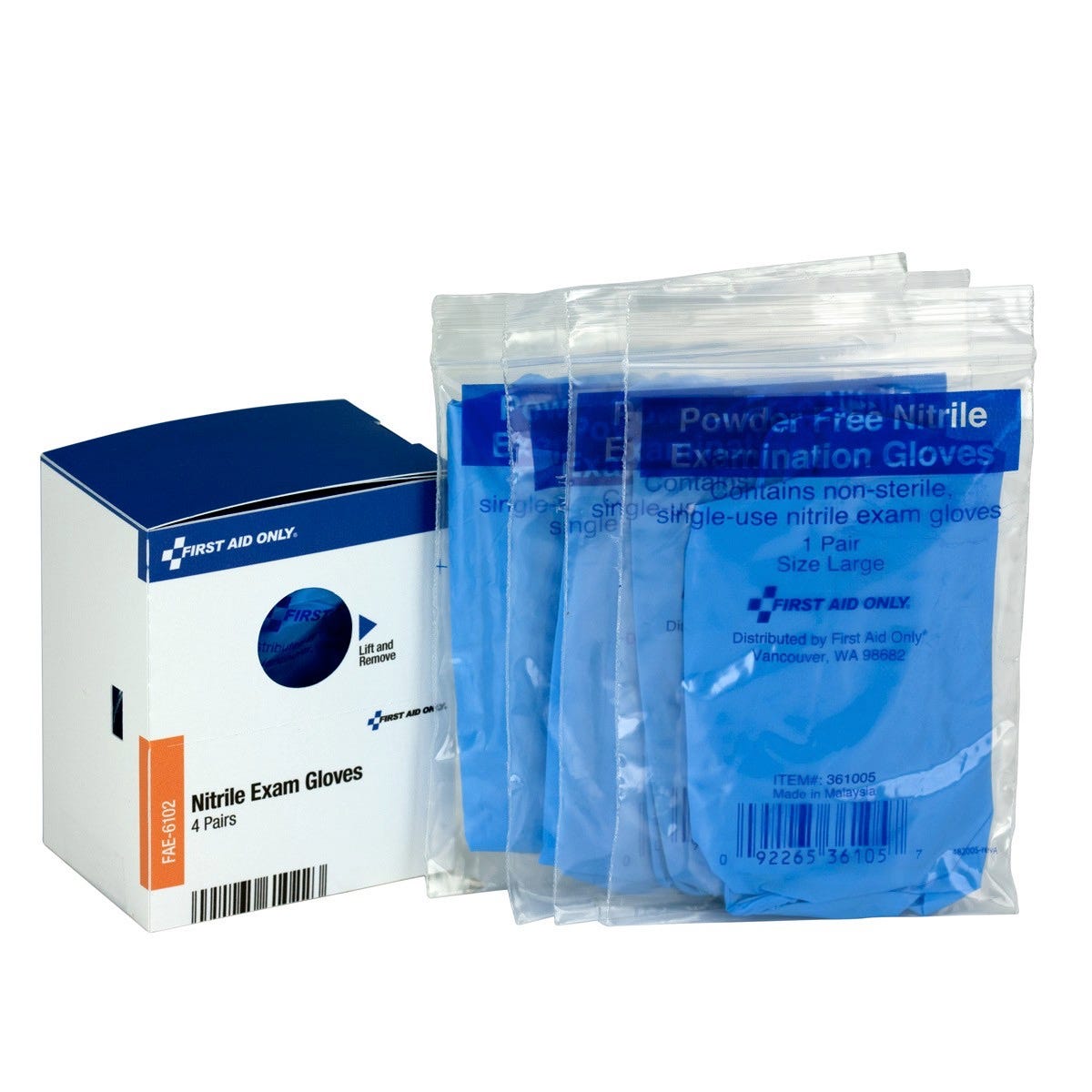 SmartCompliance Refill Nitrile Gloves, 4 pairs /Box