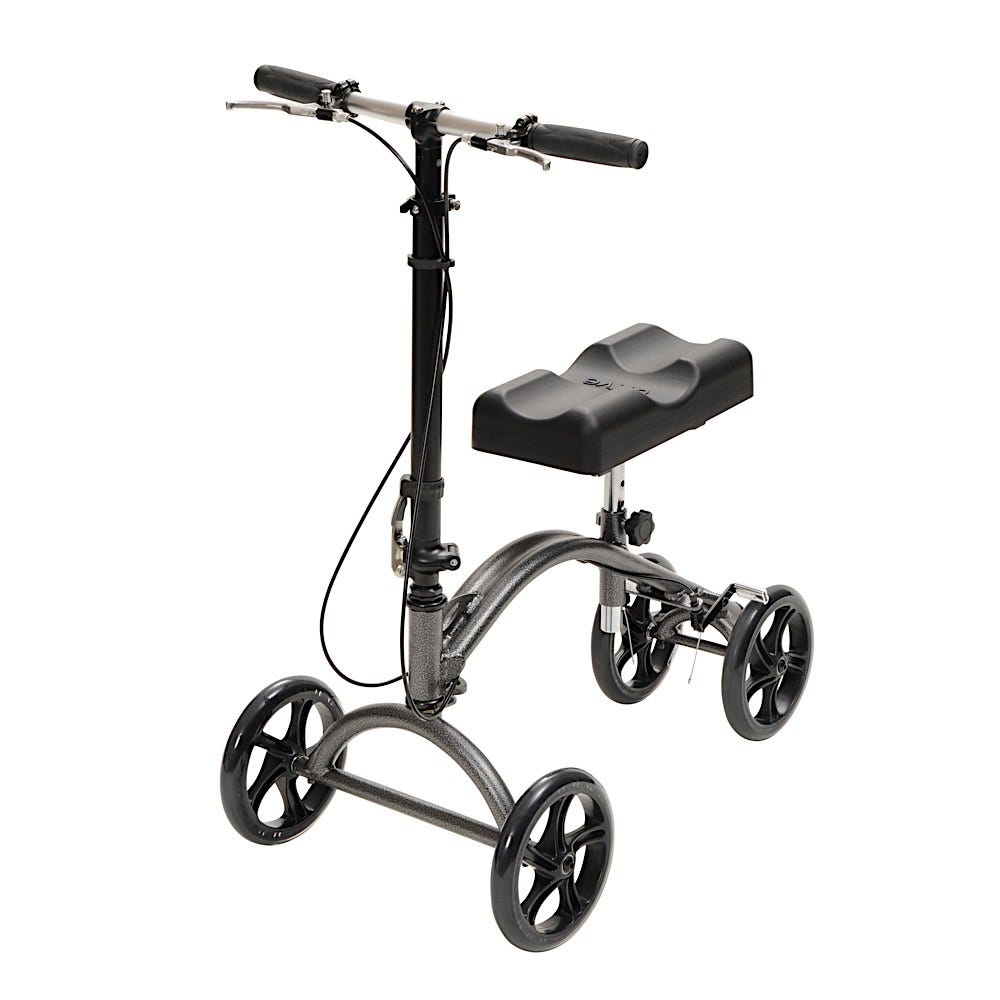 Steerable Knee Walker with Channel Pad