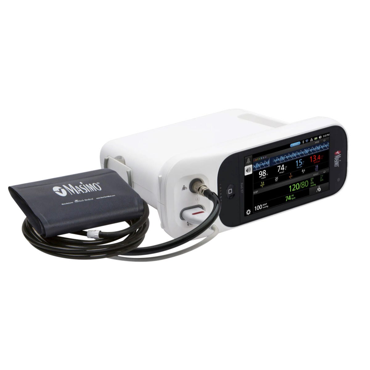 Masimo Pulse Oximeter RAD-97 NIBP and Accessories