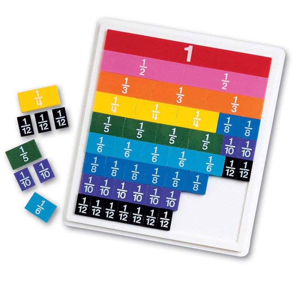 Rainbow Fraction Tiles