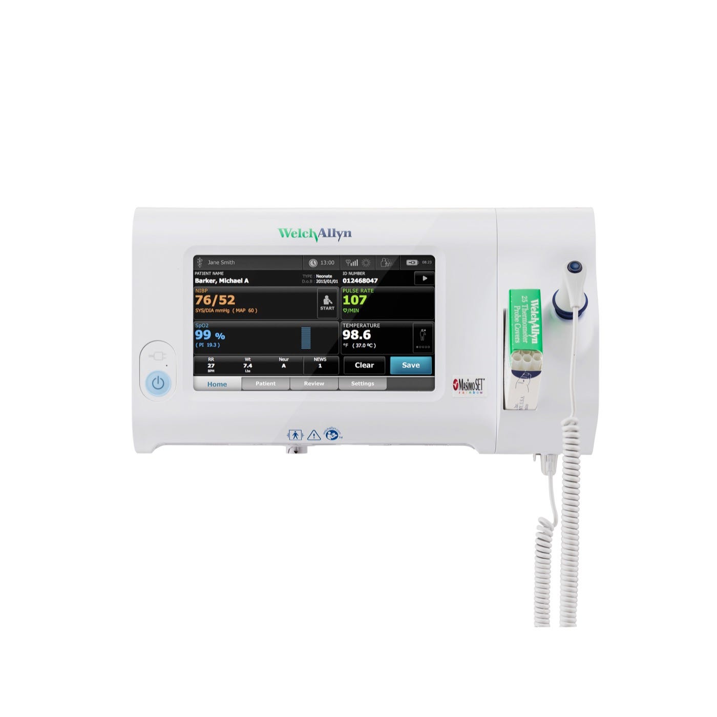 Welch Allyn Connex Spot Monitor and Stand