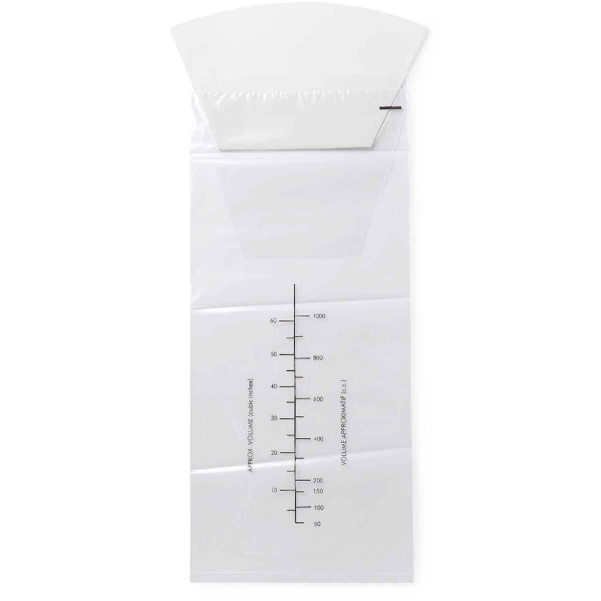 Emesis Bag: Clean Sack Clear for Sickness Clean-up with Graduations - 100/pack