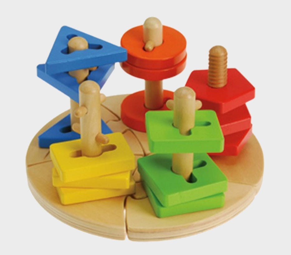 Color & Shape Twisting Puzzle
