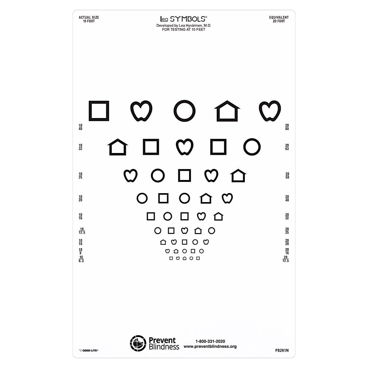 Prevent Blindness LEA SYMBOLS Charts