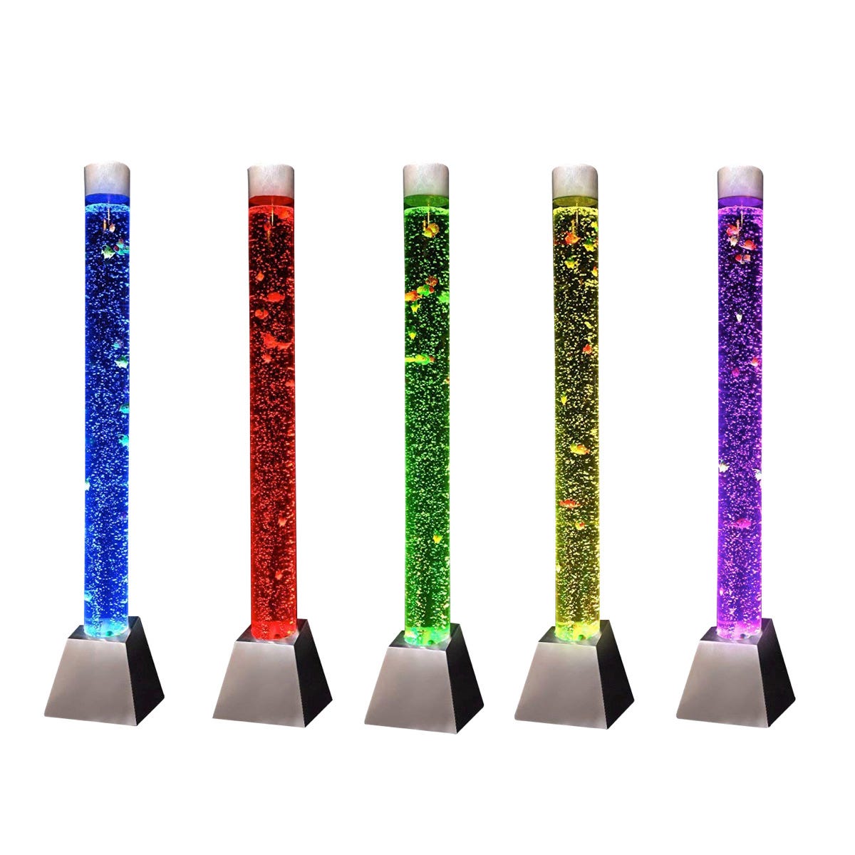6 Foot Aquarium Bubble Tubes with Steel Bases