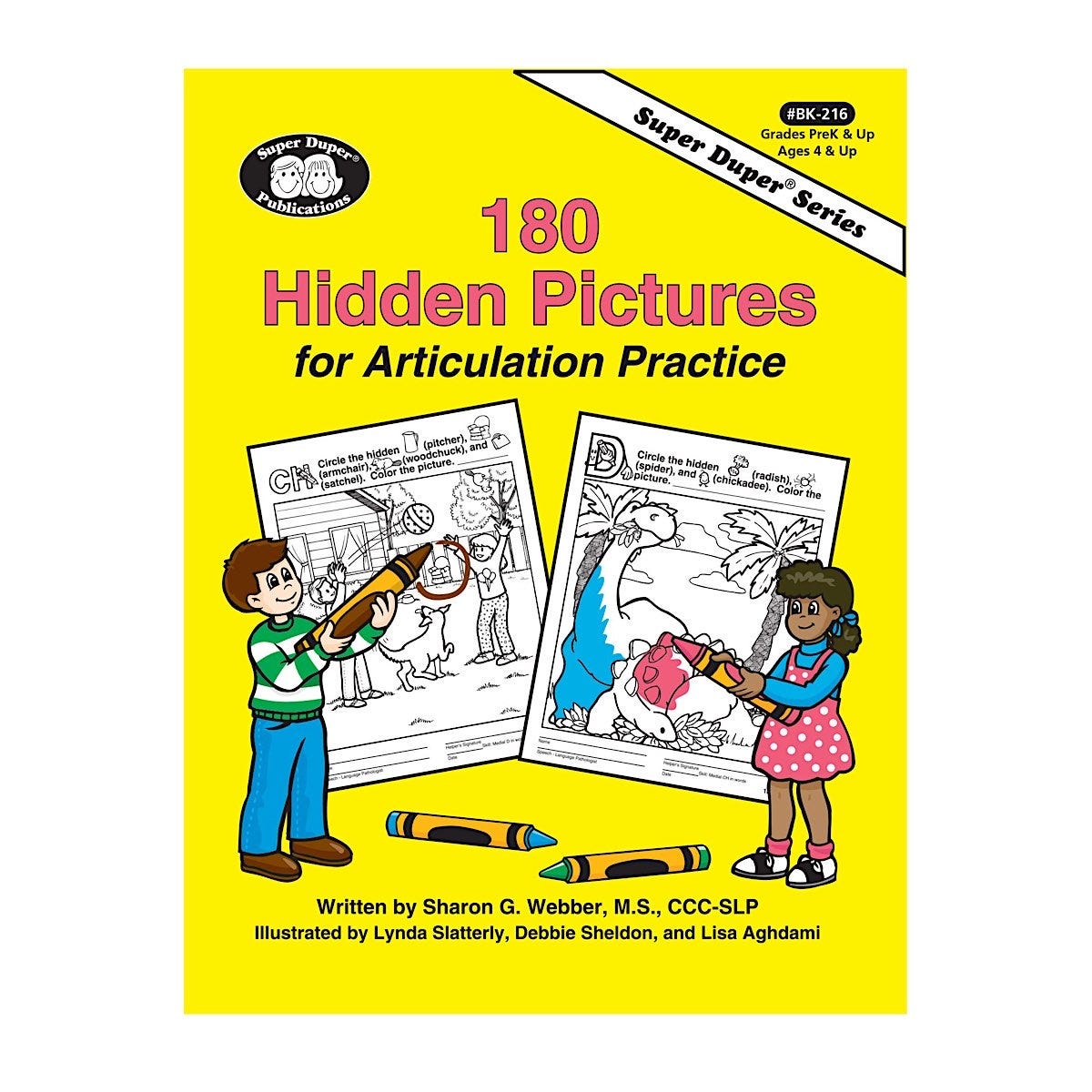 180 Hidden Pictures for Articulation