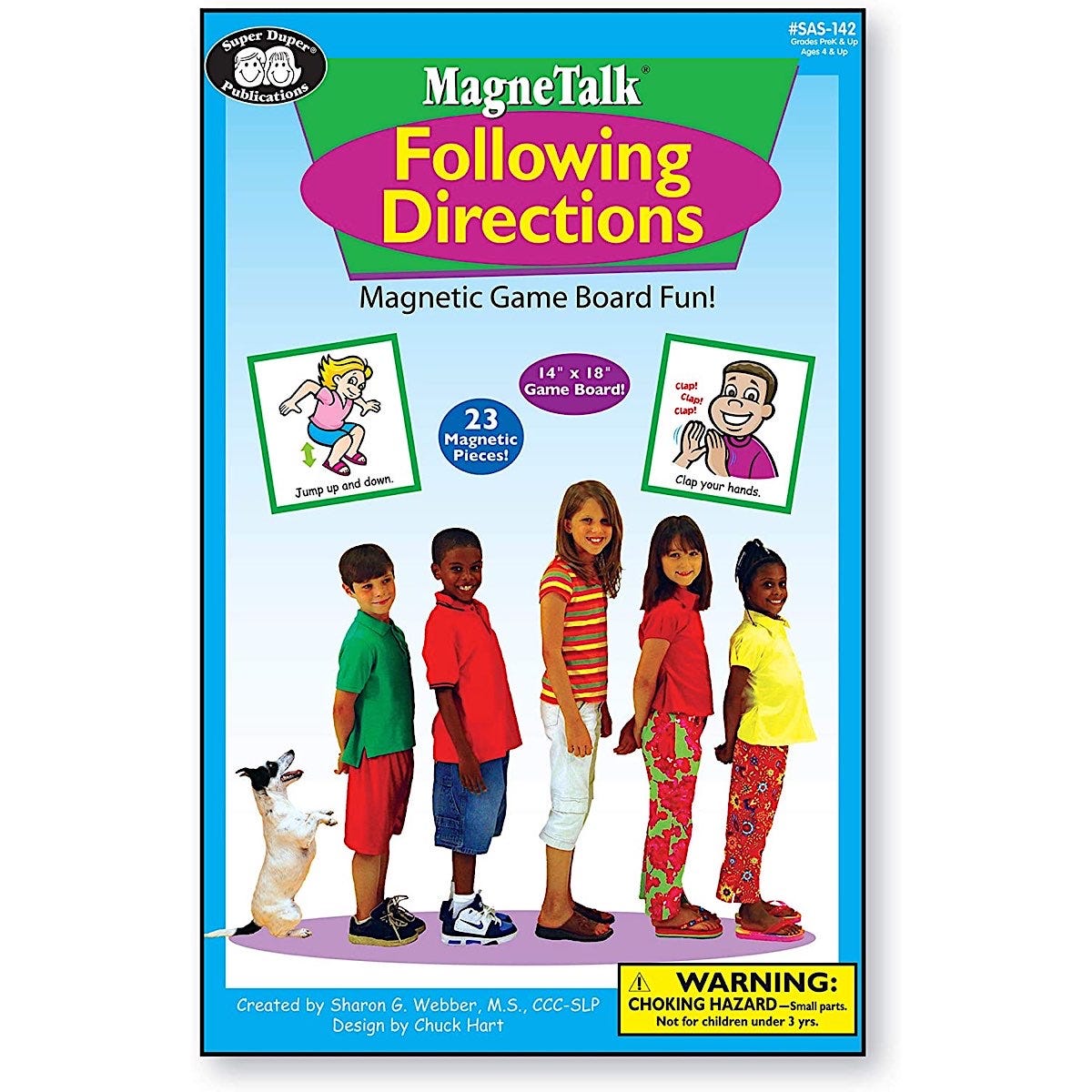 Magnetalk Following Directions Magnetic Board Game