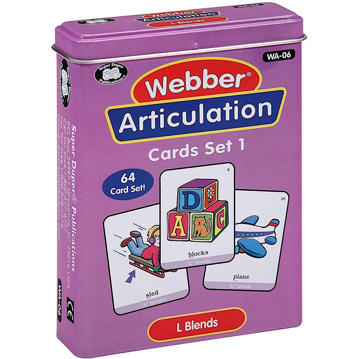 Webber Articulation Cards - L Blends