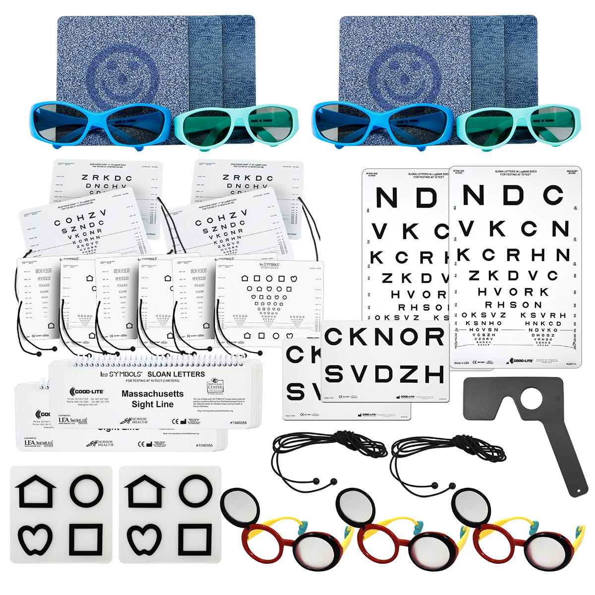Massachusetts All Grades with Sight Line & Wall Charts Kit