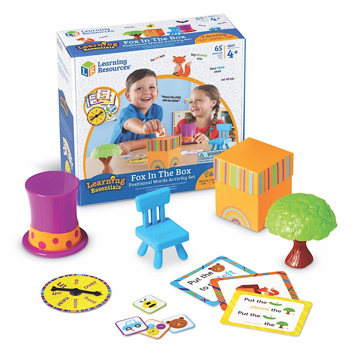 Fox in the Box Positional Words Activity Set