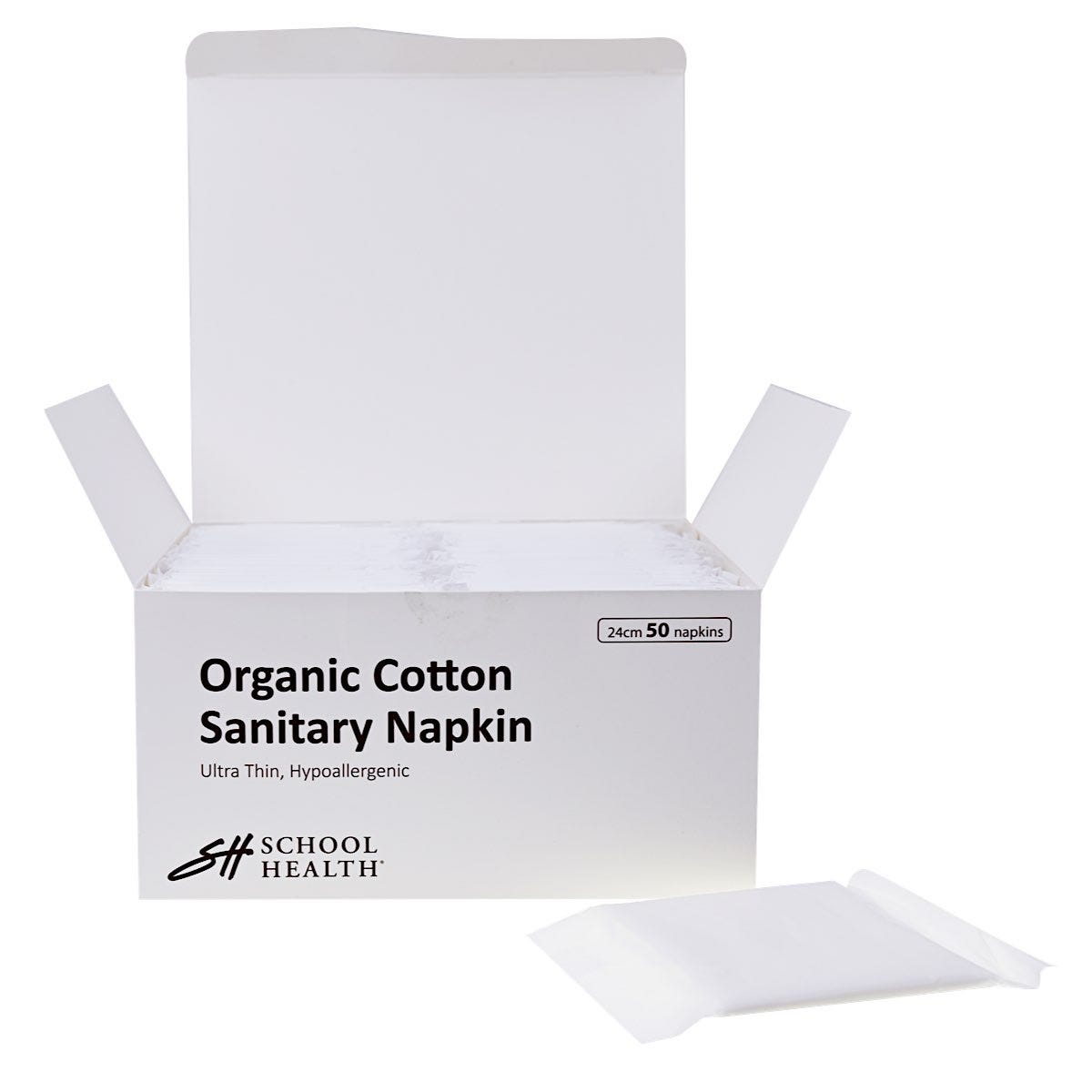 School Health Organic Cotton Sanitary Napkins