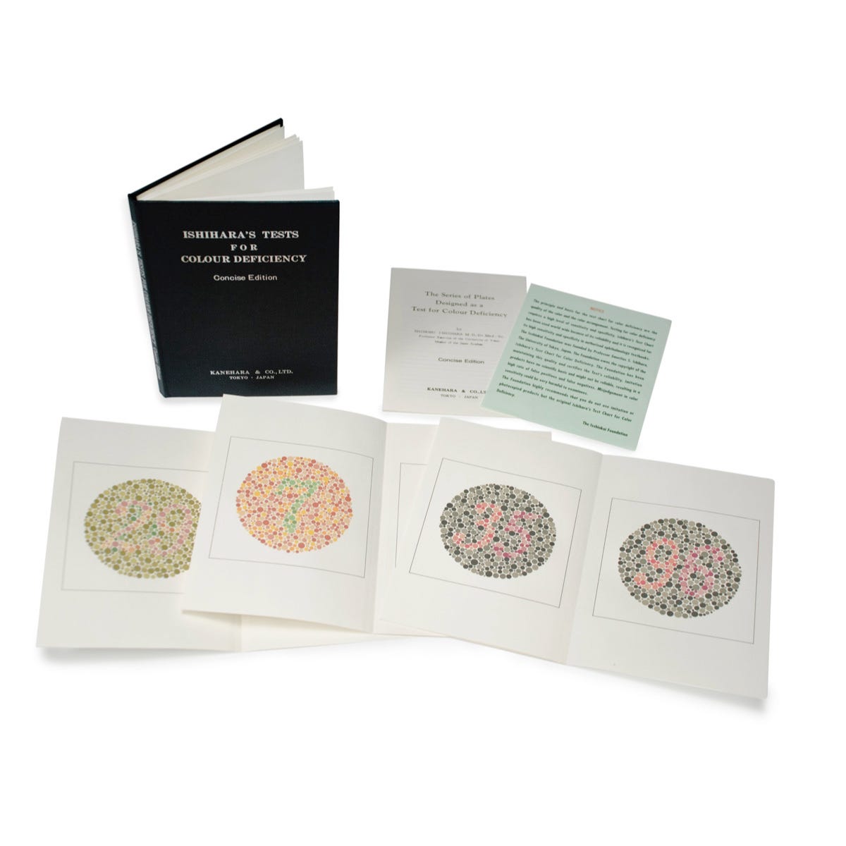 Ishihara® Test Chart Book for Color Deficiency, 38 Plate Book