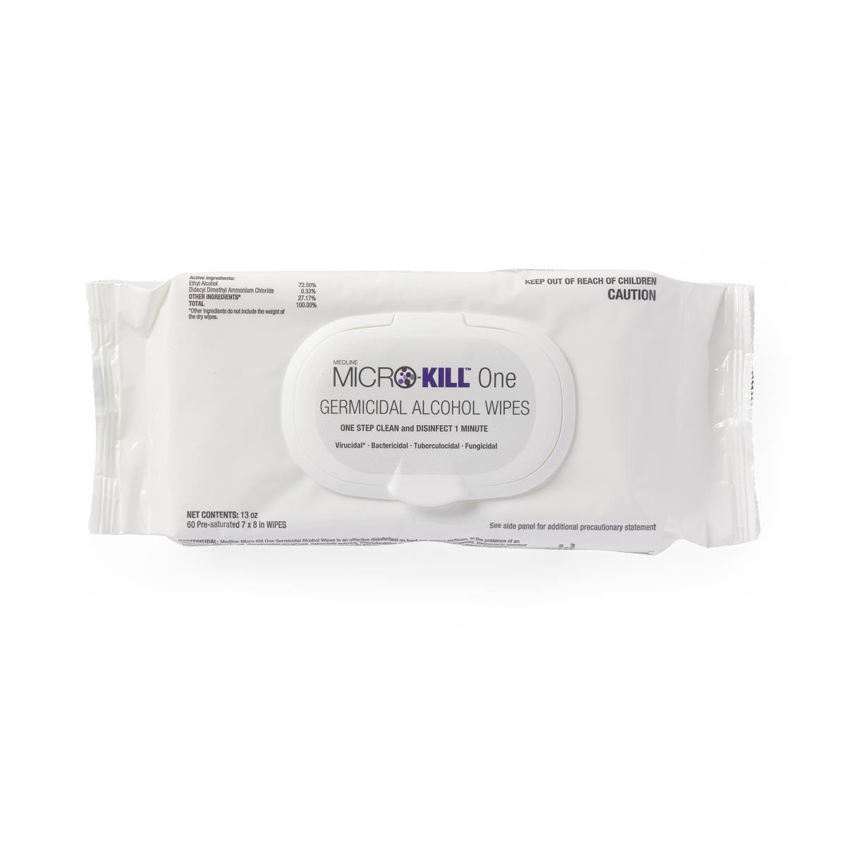 Microkill Germicidal Alcohol Wipes 60/PK