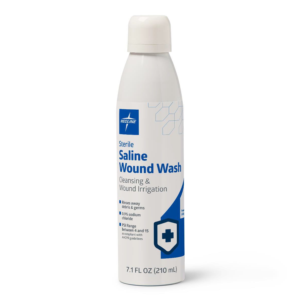 Medline Saline Wound Wash, Sterile, 7.1oz