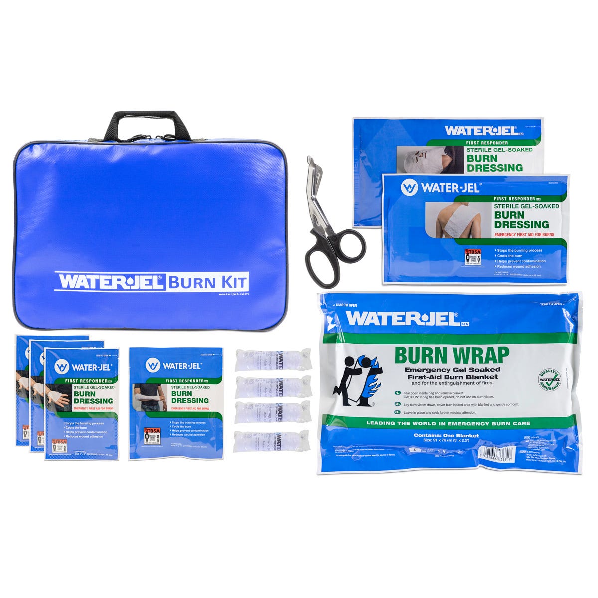 Water-Jel Soft-Sided Burn Kit - With Burn Wrap - Large