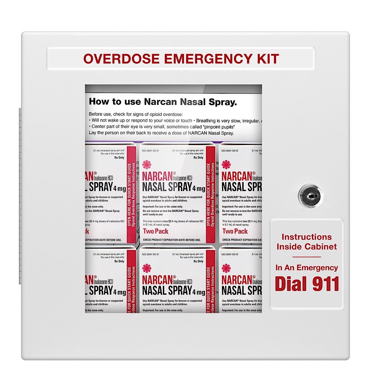 Public Access Naloxone / Narcan Cabinet