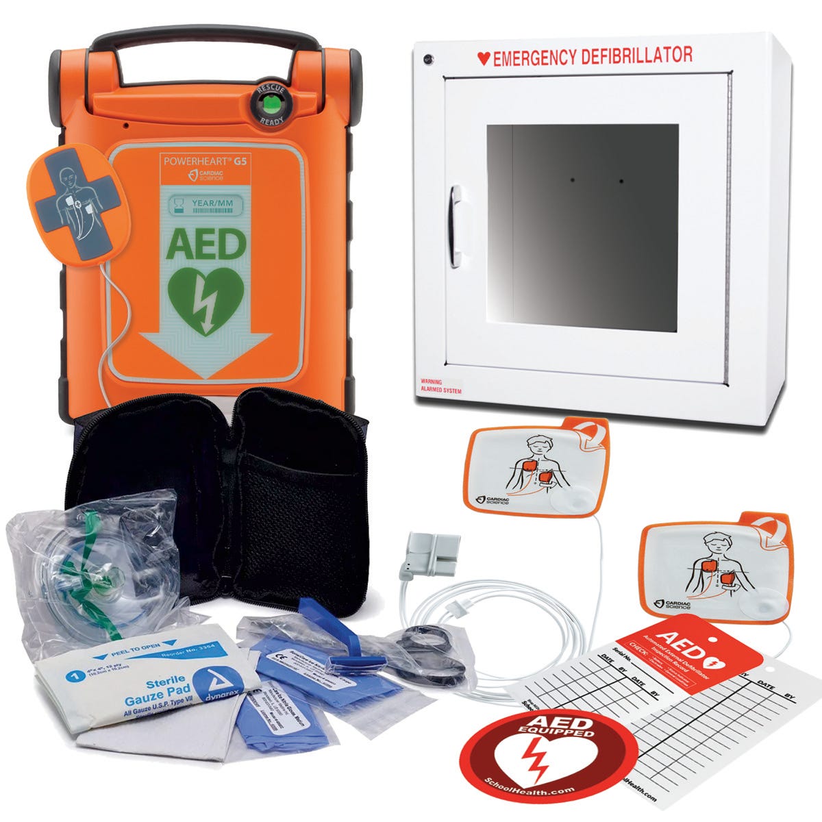 School Health Powerheart G5 AED Package
