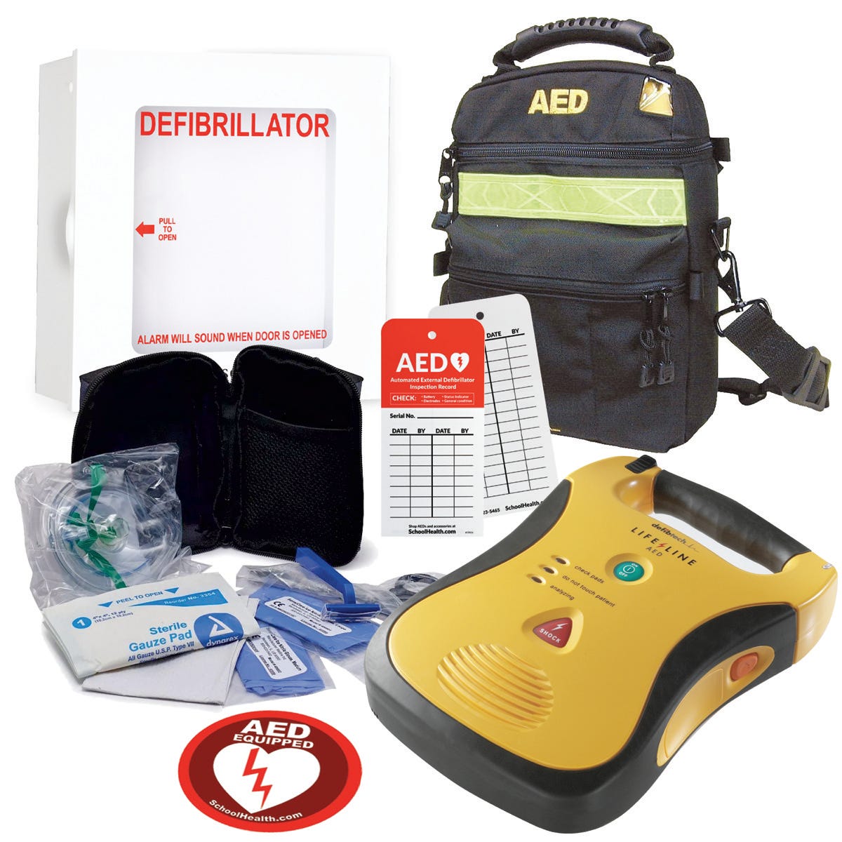 School Health Defibtech Lifeline Package