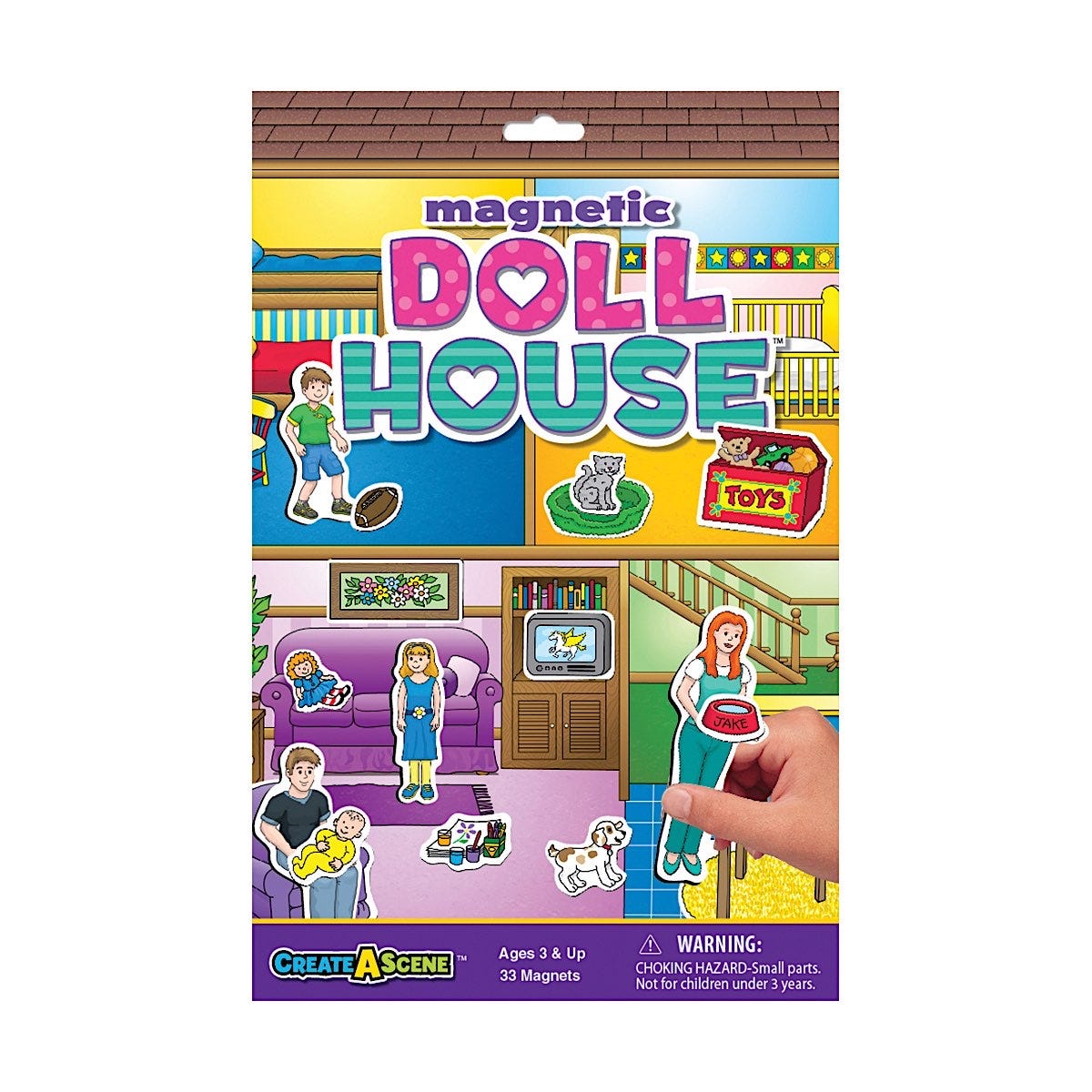 Create-A-Scene Magnetic Dollhouse