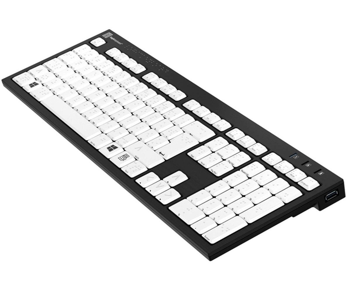 Braille and Large Print Keyboard PC