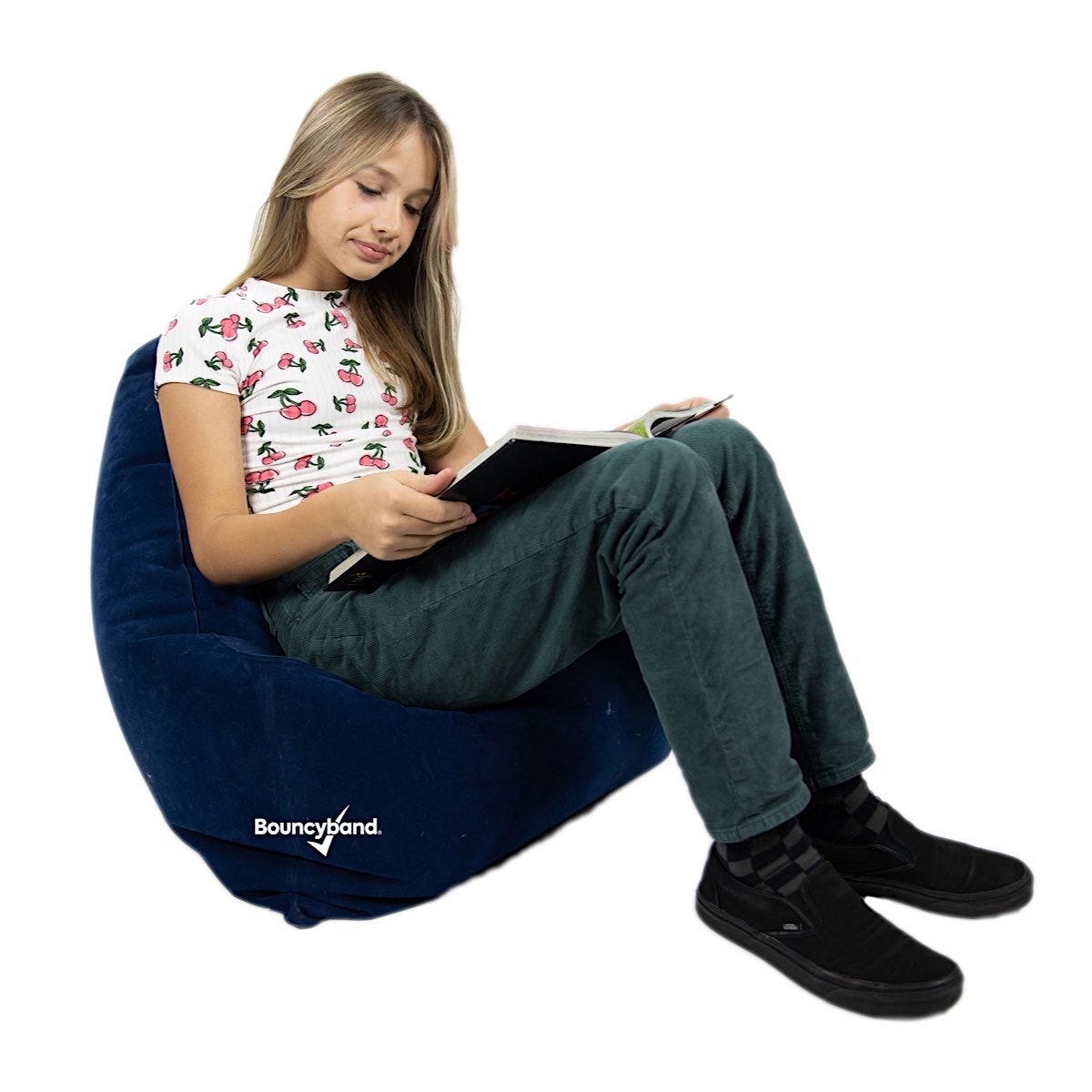 Comfy Cozy Peapod Inflatable Chair For Kids