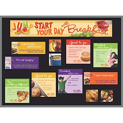 Breakfast Jump Start Bulletin Board Kit