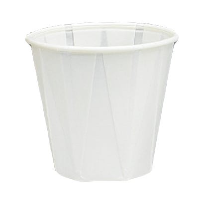 3-1/2 oz. Pleated Paper Cup 100/Tube