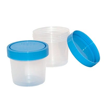 Specimen Containers with Lids, 4 oz.   25/Bag