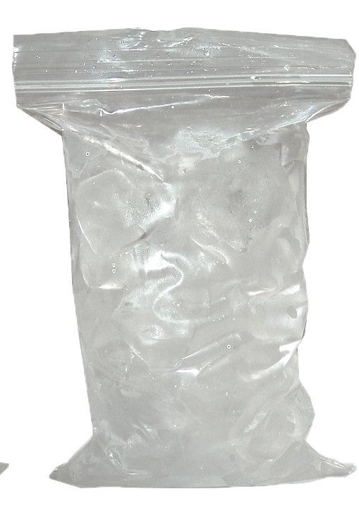 Zipper Seal Top Plastic Baggie, 7" x 8", 100/pkg