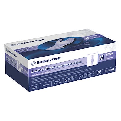 SafeSkin Lavender Nitrile Gloves 