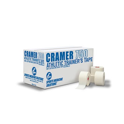 Cramer 750 Athletic Tape, 1 1/2" x 15 yds, White, 32/Case