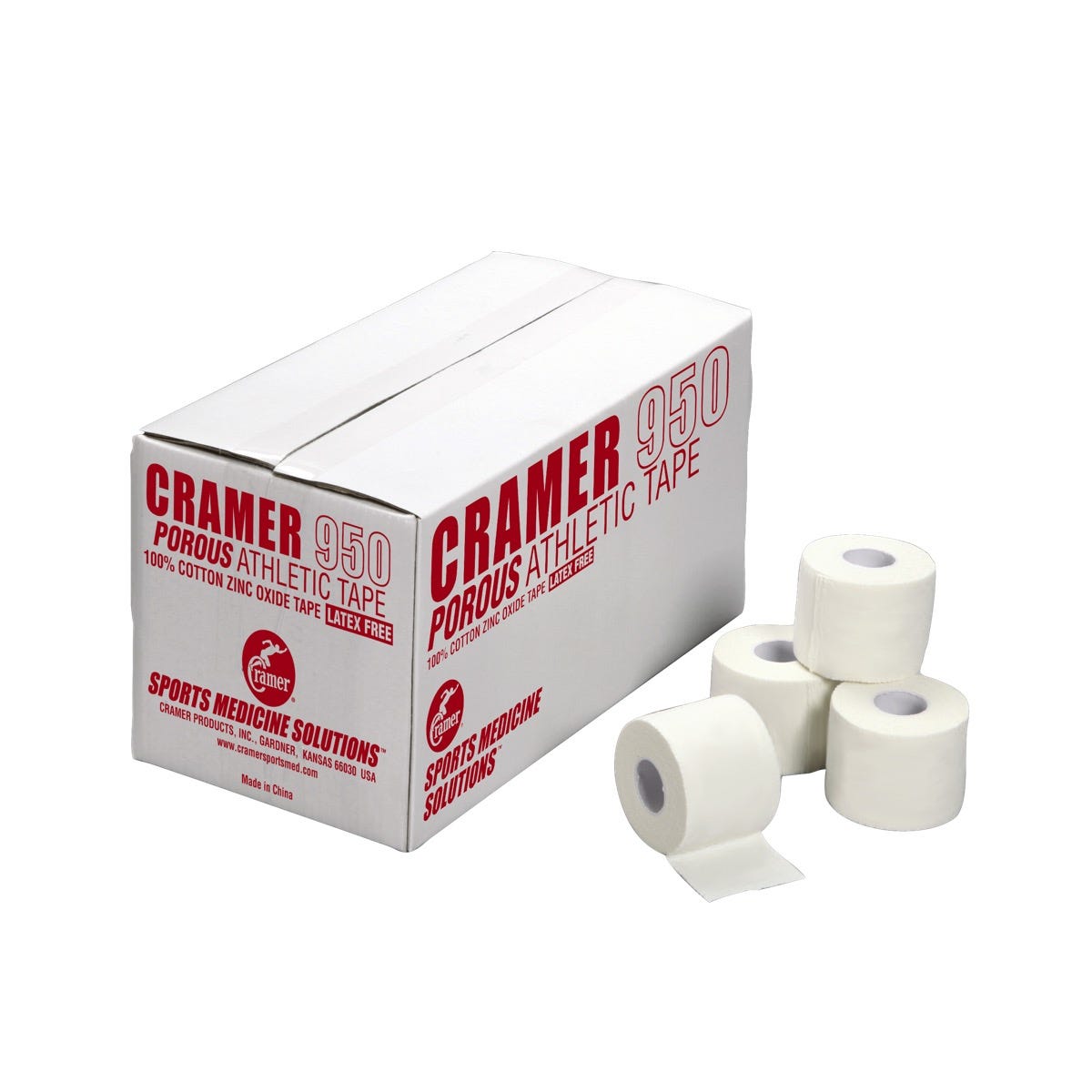 Cramer 950 Porous Athletic Tape, White